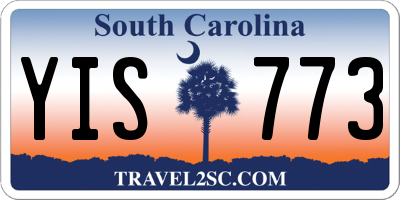 SC license plate YIS773