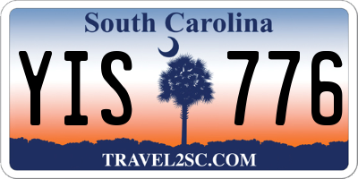 SC license plate YIS776