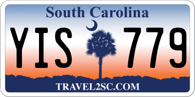 SC license plate YIS779