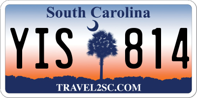 SC license plate YIS814