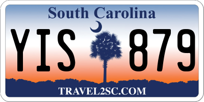 SC license plate YIS879