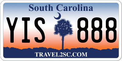 SC license plate YIS888