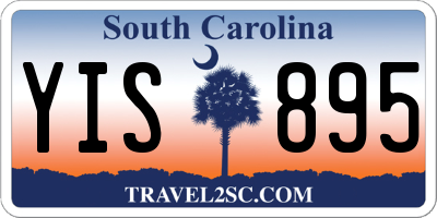 SC license plate YIS895