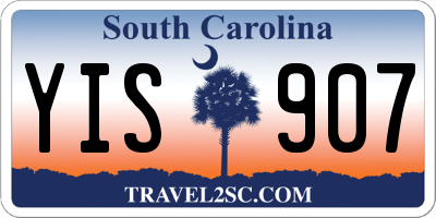 SC license plate YIS907