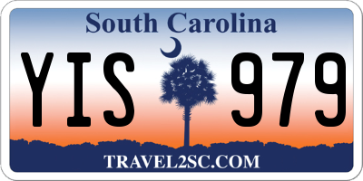SC license plate YIS979