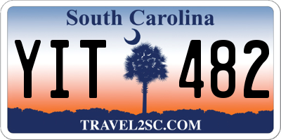 SC license plate YIT482