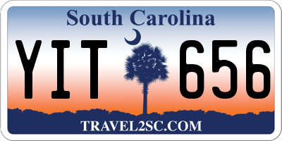 SC license plate YIT656