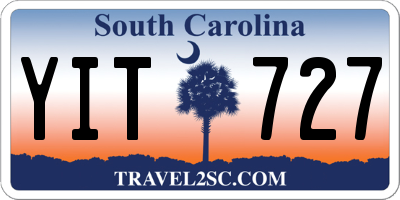 SC license plate YIT727