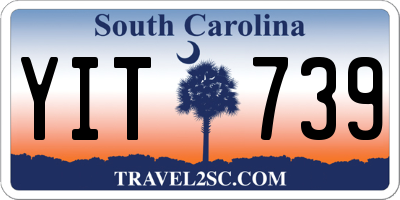 SC license plate YIT739