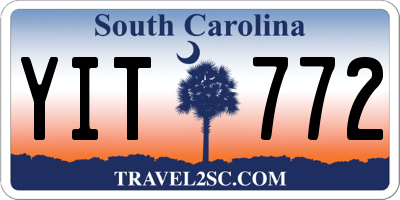 SC license plate YIT772
