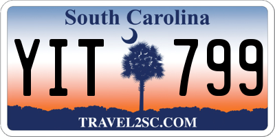 SC license plate YIT799