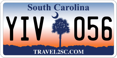 SC license plate YIV056