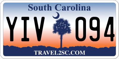 SC license plate YIV094