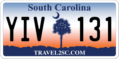 SC license plate YIV131