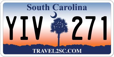 SC license plate YIV271