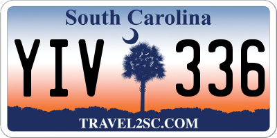 SC license plate YIV336