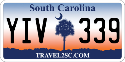 SC license plate YIV339