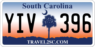 SC license plate YIV396