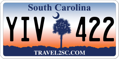 SC license plate YIV422