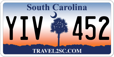 SC license plate YIV452