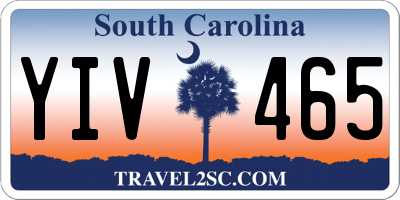 SC license plate YIV465
