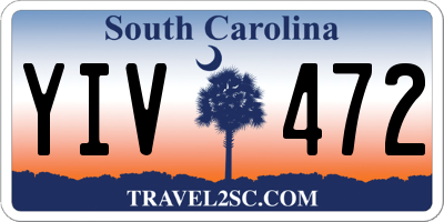 SC license plate YIV472