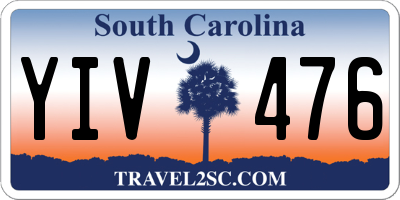 SC license plate YIV476