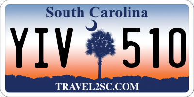 SC license plate YIV510