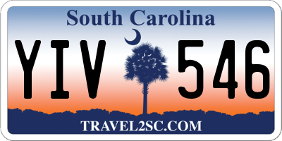 SC license plate YIV546