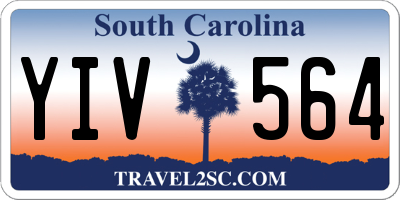 SC license plate YIV564