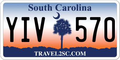SC license plate YIV570