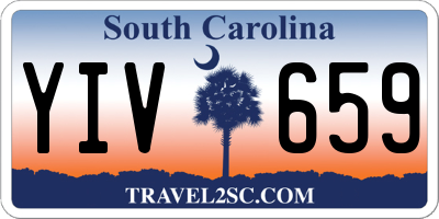 SC license plate YIV659