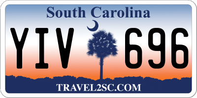 SC license plate YIV696