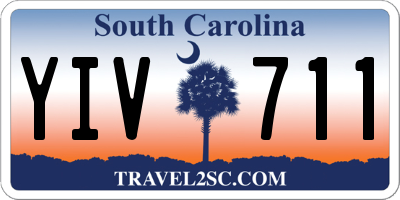 SC license plate YIV711