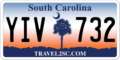 SC license plate YIV732