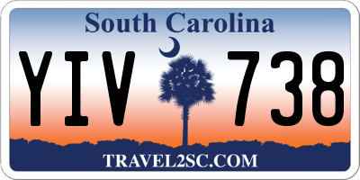 SC license plate YIV738
