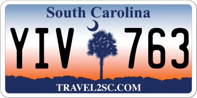SC license plate YIV763