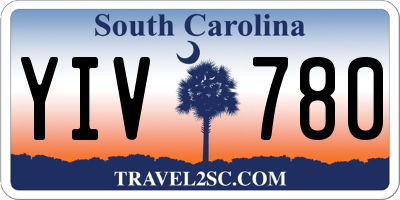 SC license plate YIV780