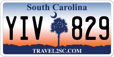 SC license plate YIV829