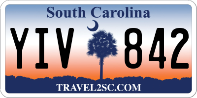 SC license plate YIV842