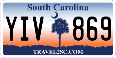 SC license plate YIV869