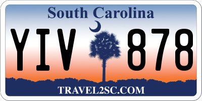 SC license plate YIV878