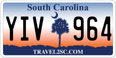 SC license plate YIV964