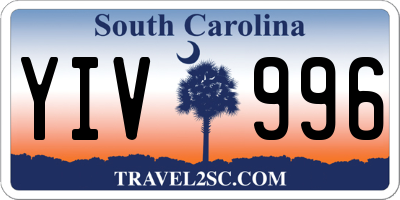 SC license plate YIV996
