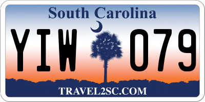 SC license plate YIW079