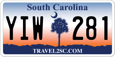 SC license plate YIW281