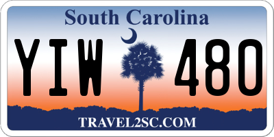 SC license plate YIW480