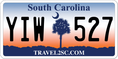 SC license plate YIW527