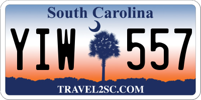 SC license plate YIW557