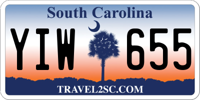 SC license plate YIW655